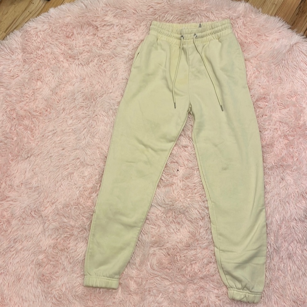 Yellow sweatpants